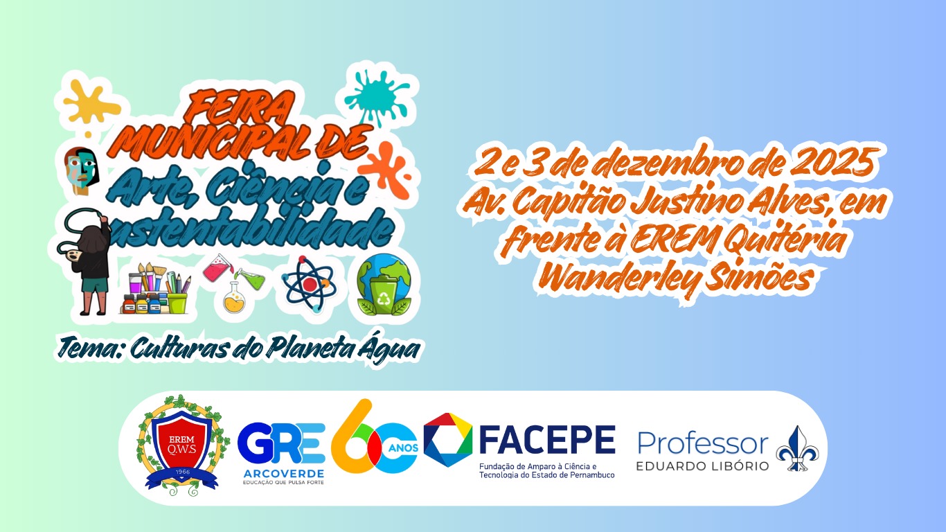 Feira Municipal de Arte, Ciência e Sustentabilidade - Culturas do Planeta Água